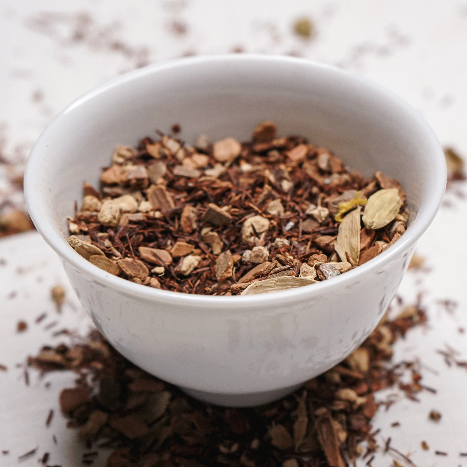 Rooibos Kiss loose leaf rooibos tea with cardamom cinnamon and ginger by ArtTeas® — caffeine free herbal tea India