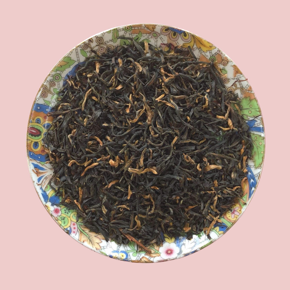 Premium Assam Gold loose leaf orthodox black tea with bright golden tips from Assam, India. ArtTeas® 