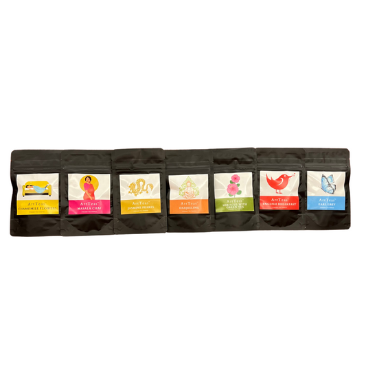 Tea Bag Sampler, loose leaf pyramid tea bags - ArtTeas®