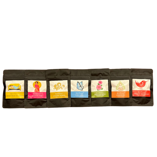 Pyramid Tea bags Sampler sets by ArtTeas®