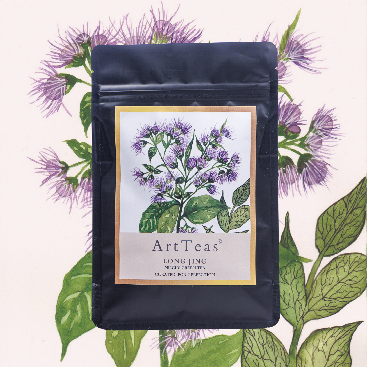 ArtTeas® Long Jing Dragon Well green tea limited edition pouch