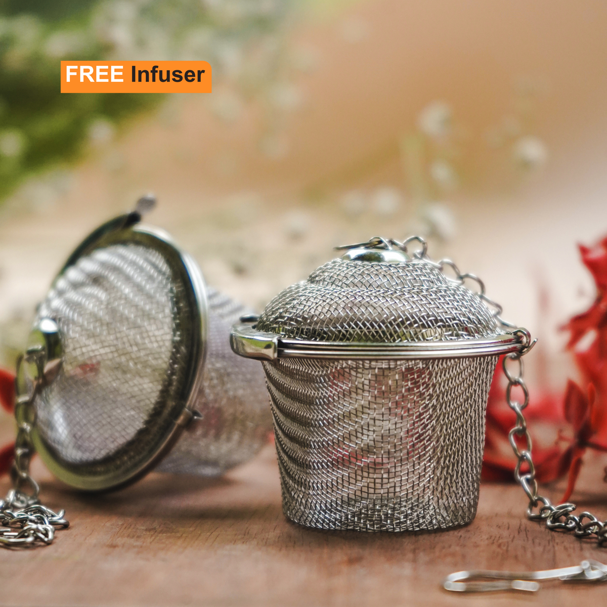 Stylish Infuser free with ArtTeas® Tea Lover's Delight Gift Box