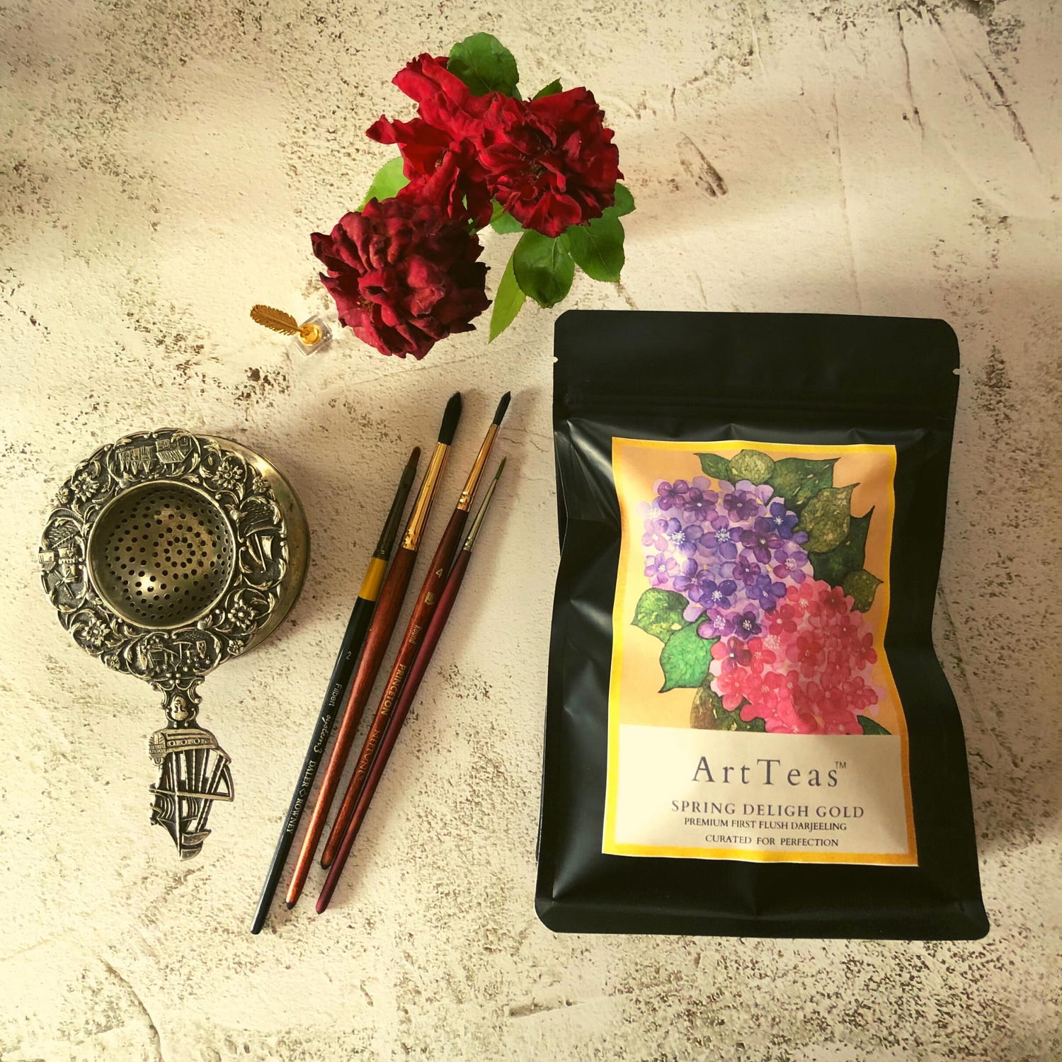 ArtTeas® Spring Delight Gold premium gift pack