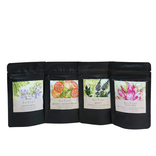 Tea sampler pack of 4 by ArtTeas®
