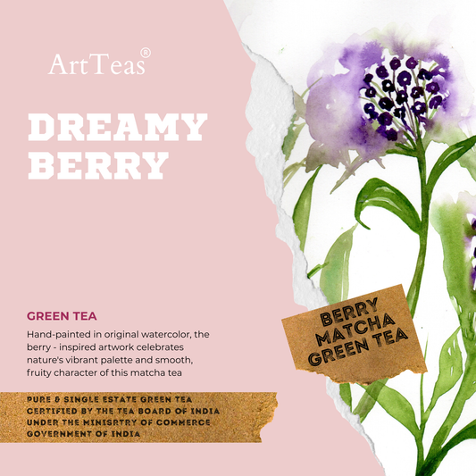 Berry Matcha Green Tea powder by ArtTeas®