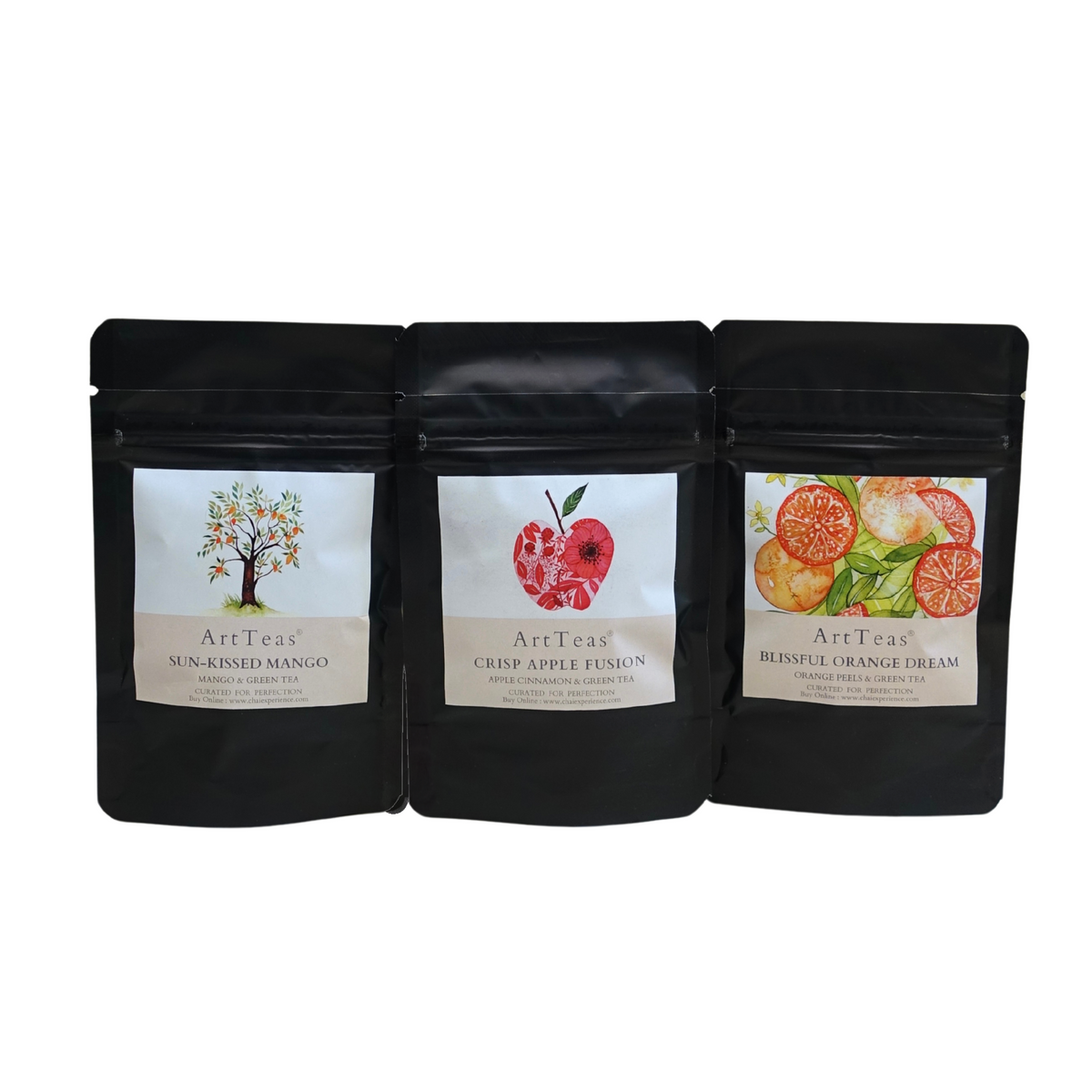 Assorted Fruit Tea Sampler by ArtTeas®