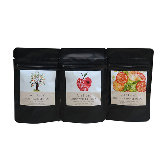 Assorted Fruit Tea Sampler by ArtTeas®