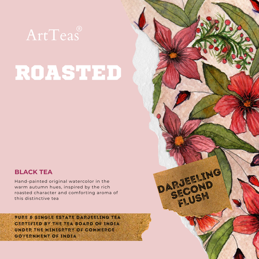 ArtTeas® Roasted Darjeeling Tea premium loose leaf black tea
