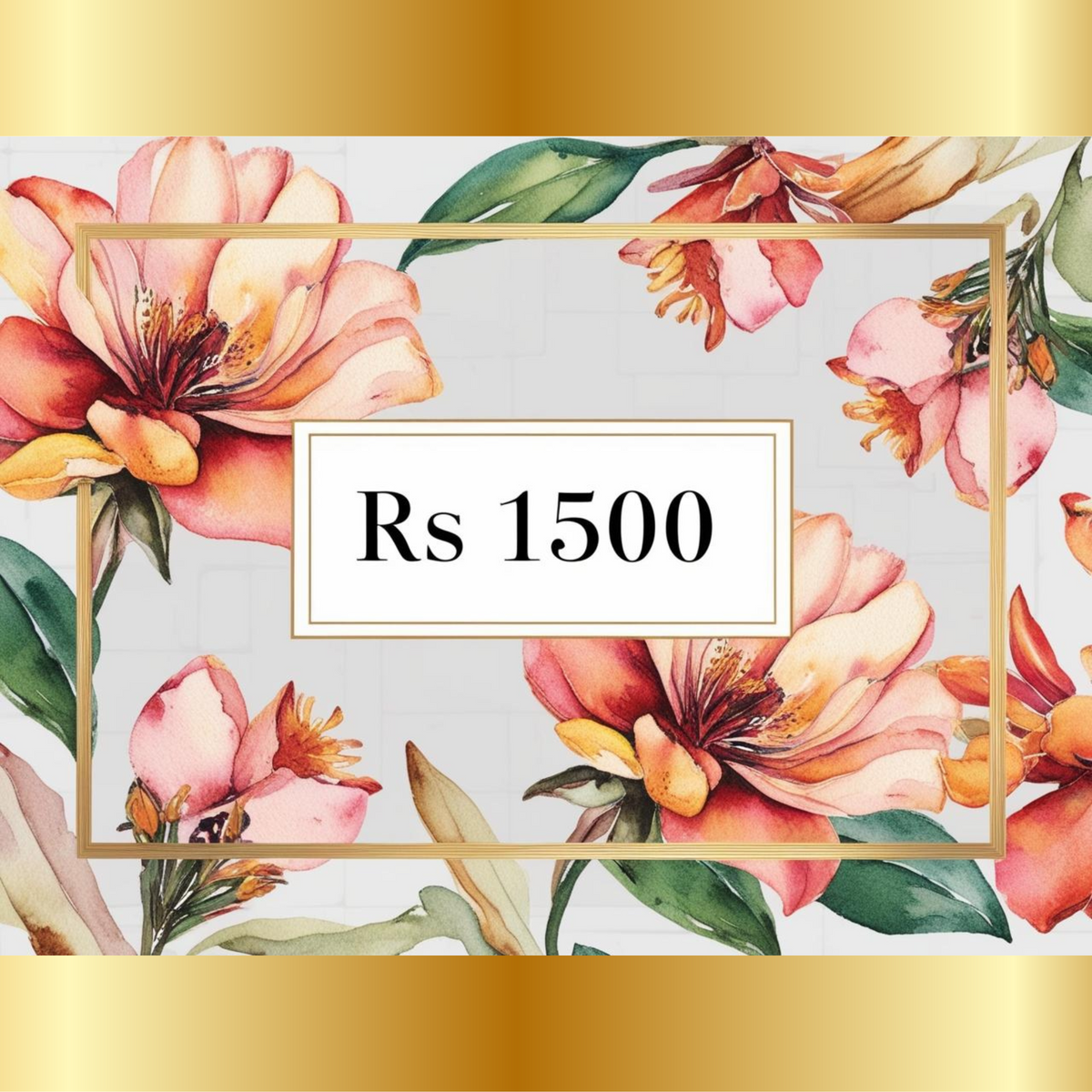 ArtTeas® E-Gift Card with hand-painted floral artwork