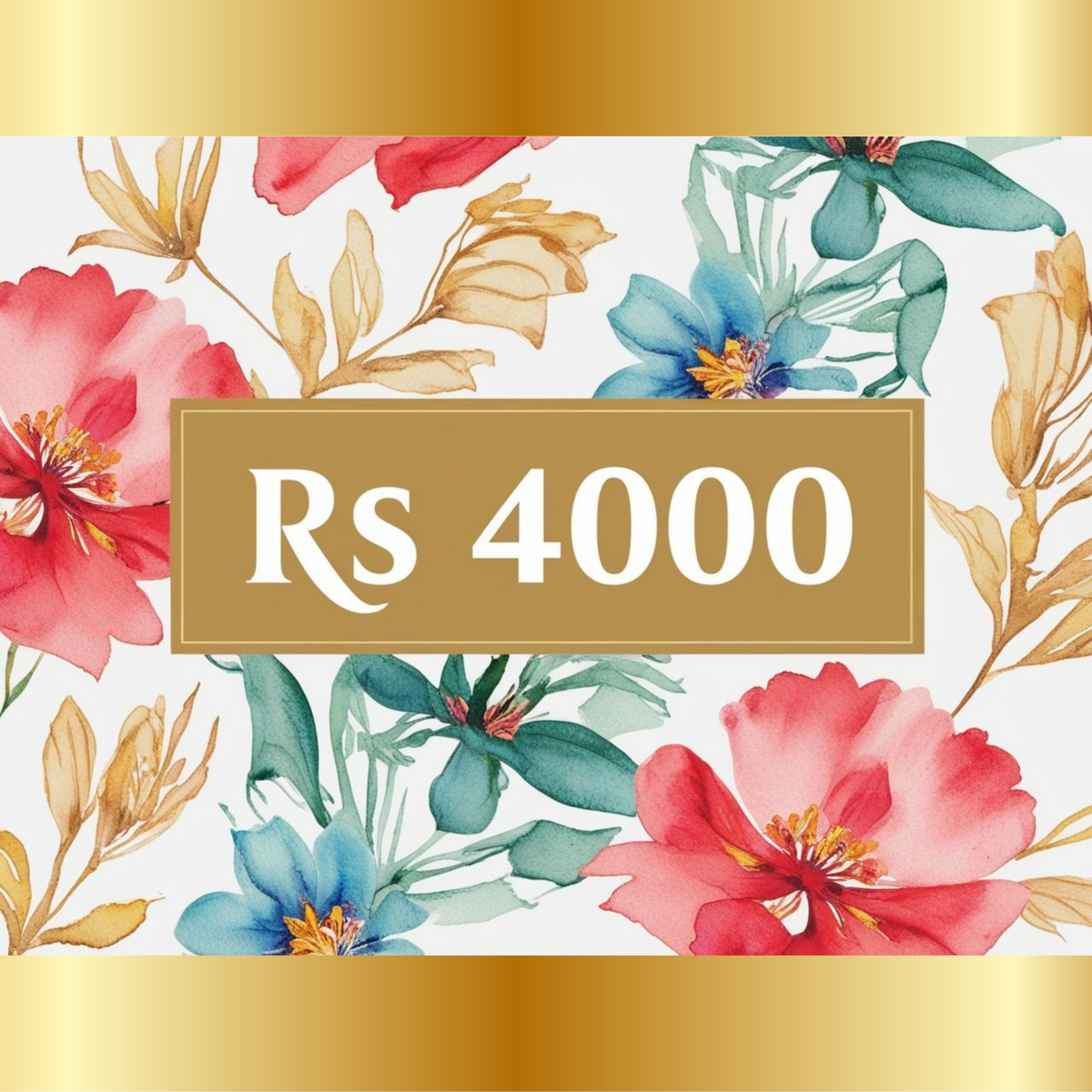 ArtTeas® premium digital gift card with colorful botanical artwork