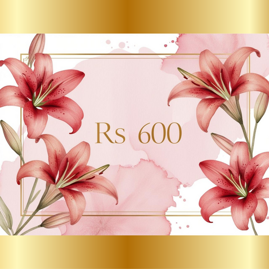ArtTeas® digital gift card featuring floral watercolor artwork