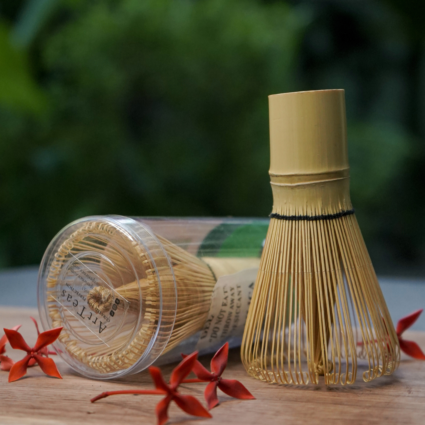 Bamboo Matcha Whisk (Chasen) for authentic Japanese matcha preparation by ArtTeas®