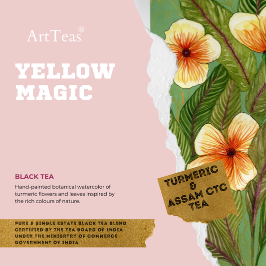 Buy Black Turmeric Tea Online by ArtTeas