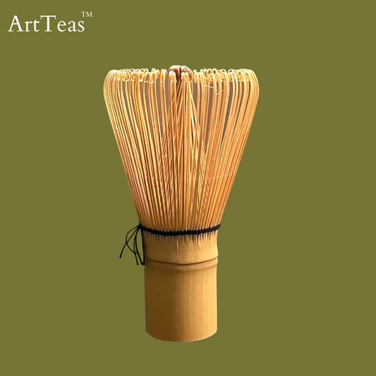 Handcrafted bamboo whisk for whisking matcha tea