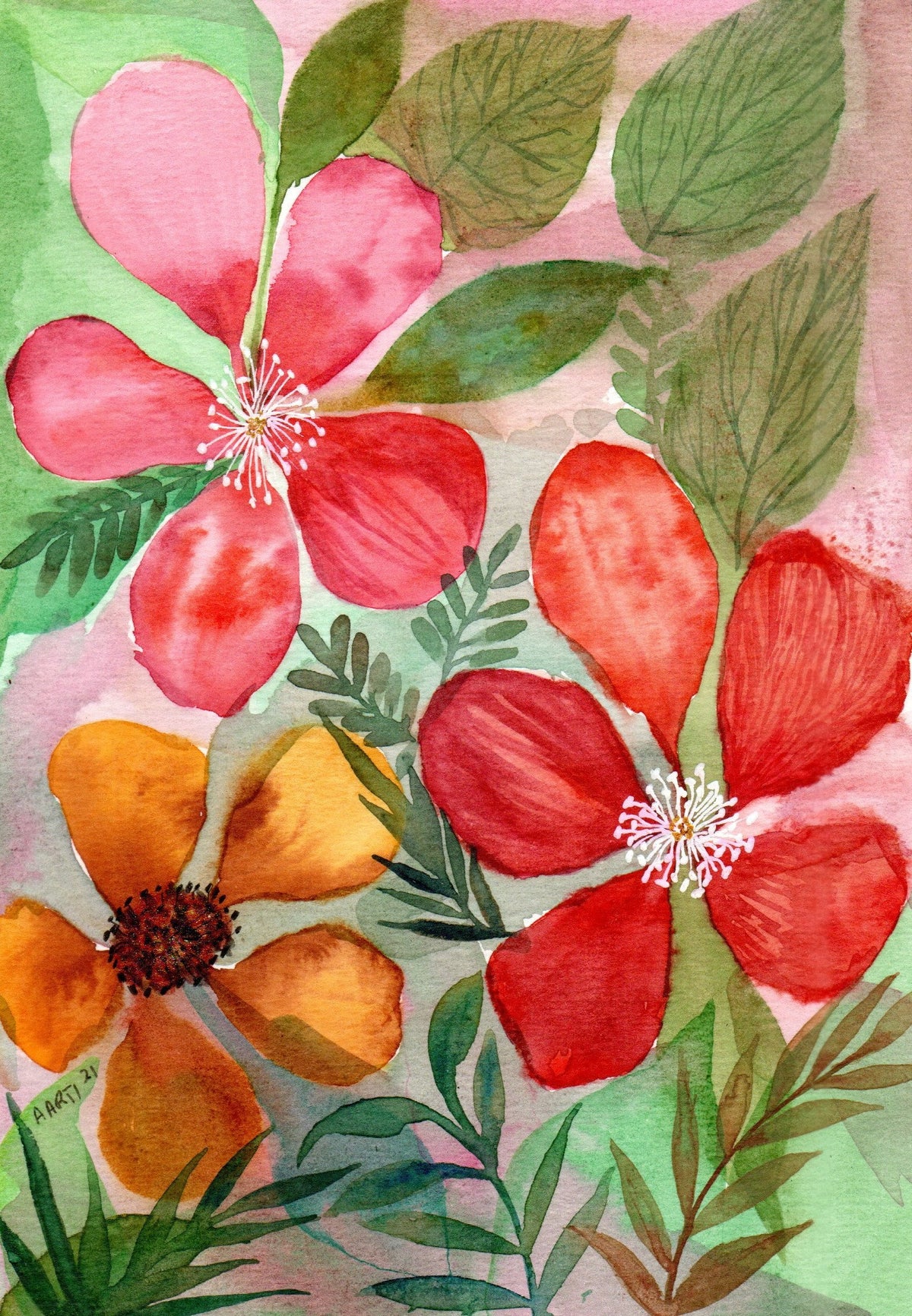 Buy Lovers Paradise Paintings in India - ArtTeas® 